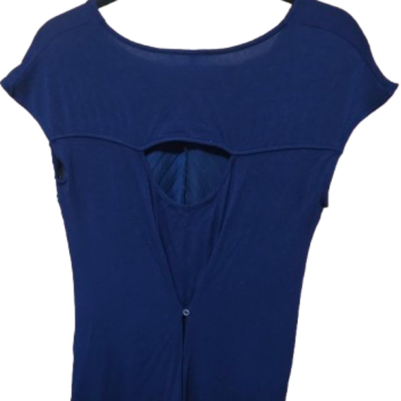 Maurices Navy Blue Top with Keyhole Back - Picture 3 of 9
